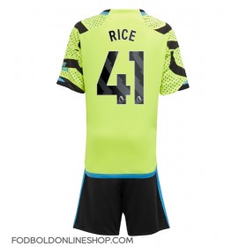 Arsenal Declan Rice #41 Udebane Trøje Børn 2023-24 Kortærmet (+ Korte bukser)